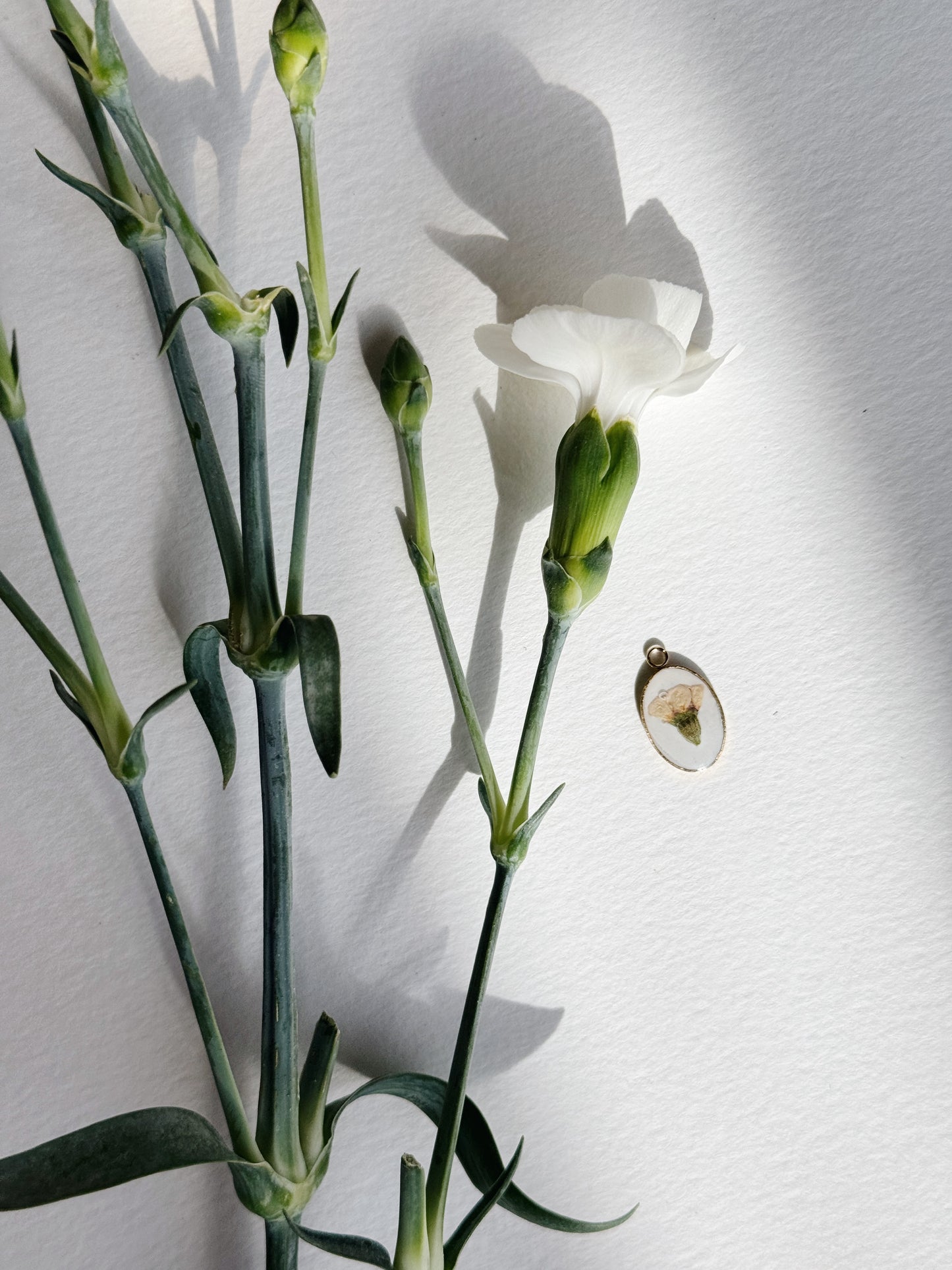 Custom Pressed Flower Charm