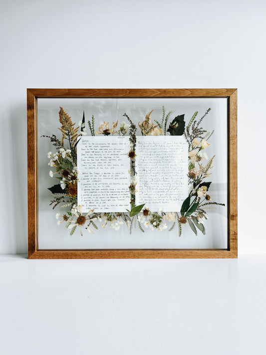 16x20 Wedding Vows