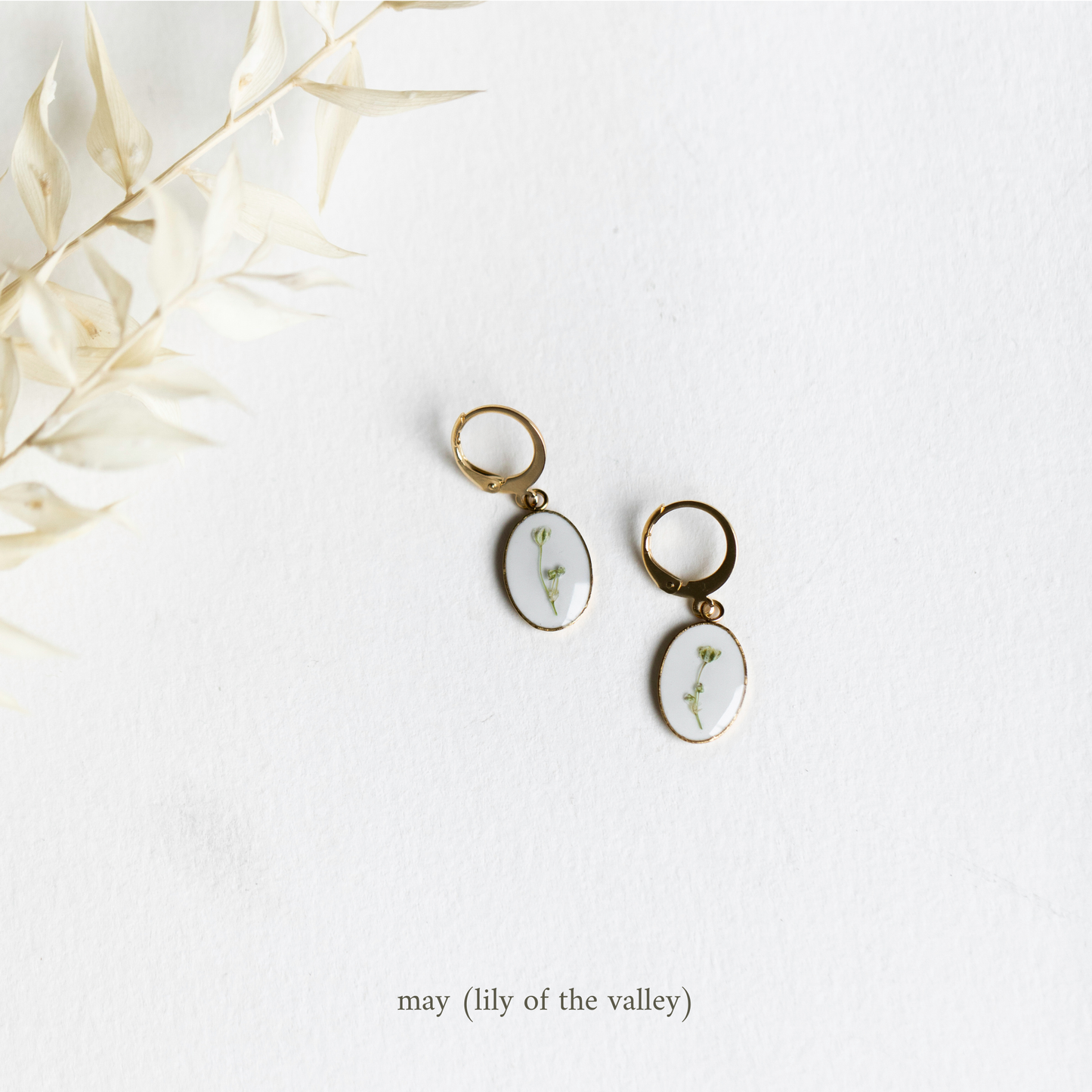 Birth Flower Earrings