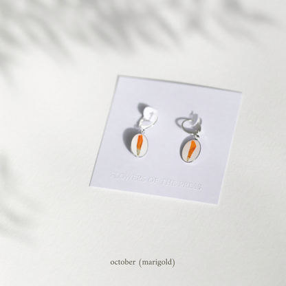 Birth Flower Earrings
