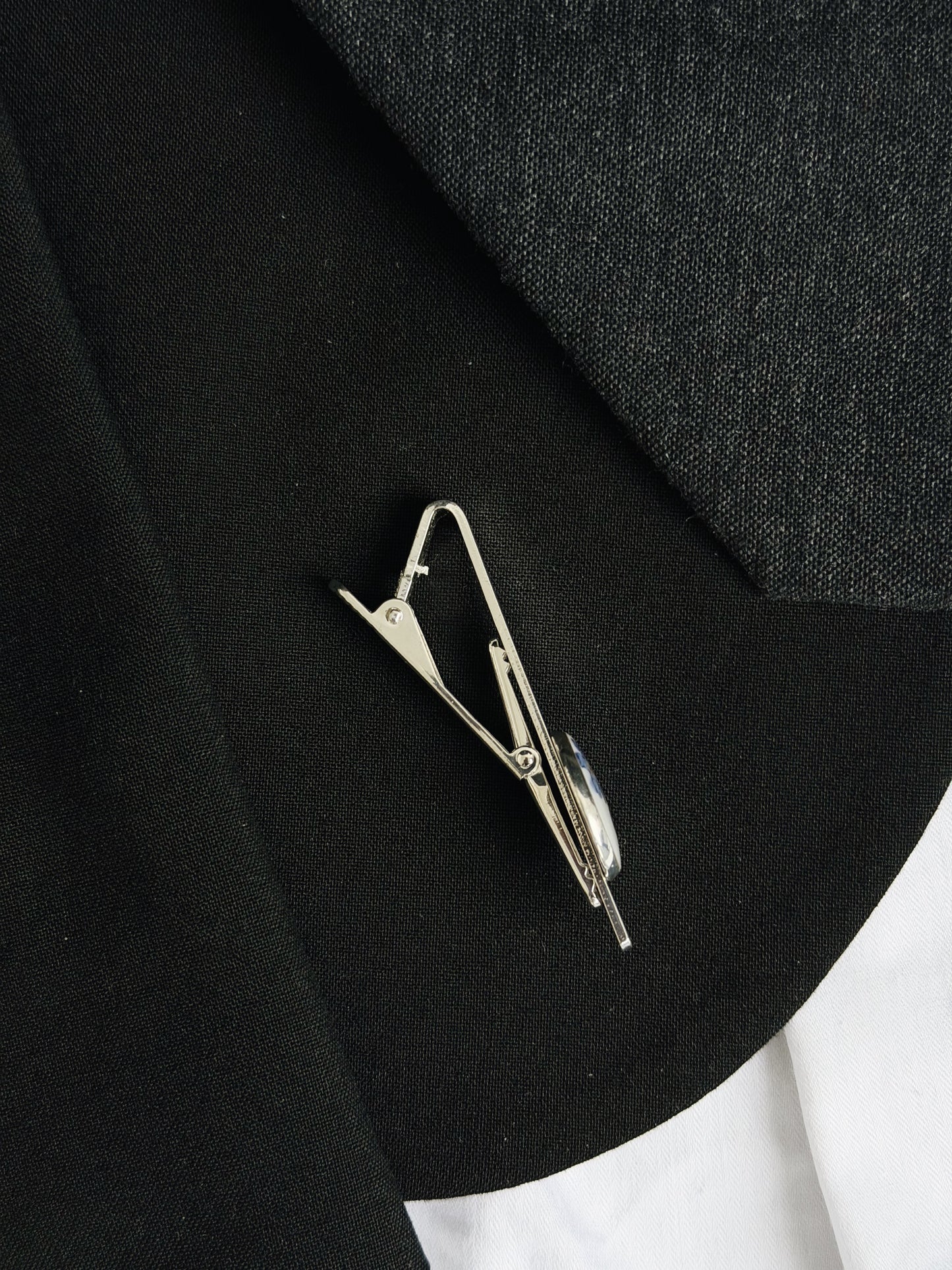 Custom Pressed Flower Tie Bar
