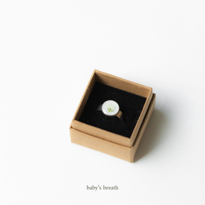 Pressed Flower Rings (Ready-To-Buy!)