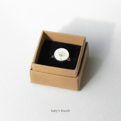 Pressed Flower Rings (Ready-To-Buy!)