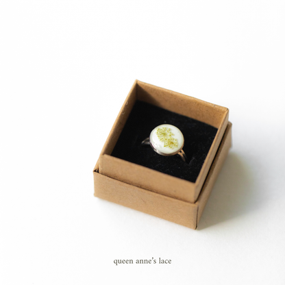 Pressed Flower Rings (Ready-To-Buy!)