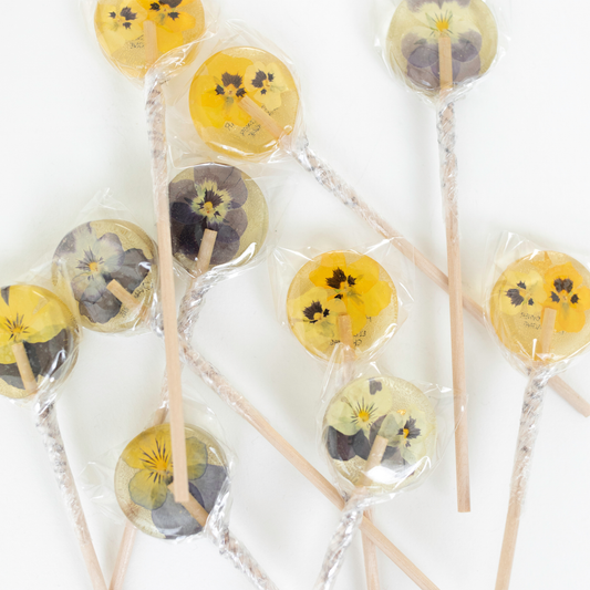 Hard Nectar Artisanal Pressed Flower Lollipops