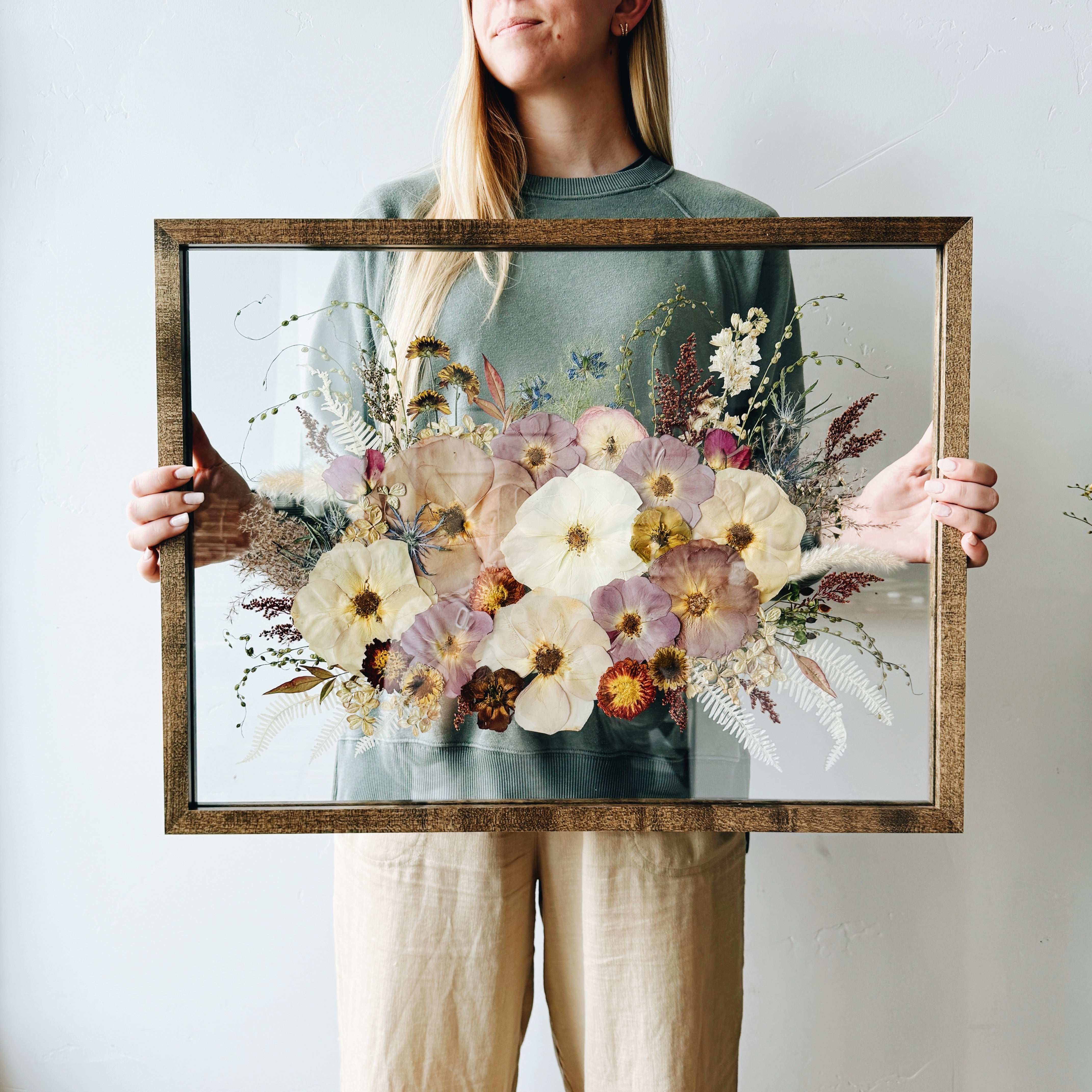 フォトフレーム A bouquet of Flowers 18x24 | Flowers Of The Press