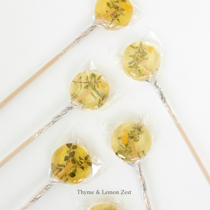 Hard Nectar Artisanal Pressed Flower Lollipops