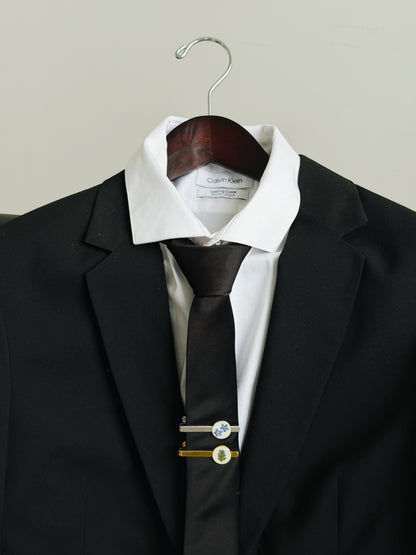 Custom Pressed Flower Tie Bar