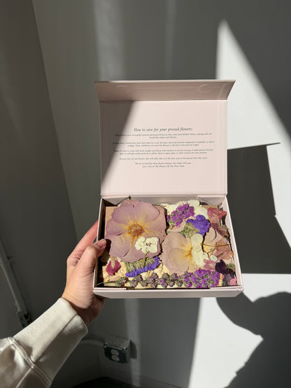 Pressed Flower Boxes