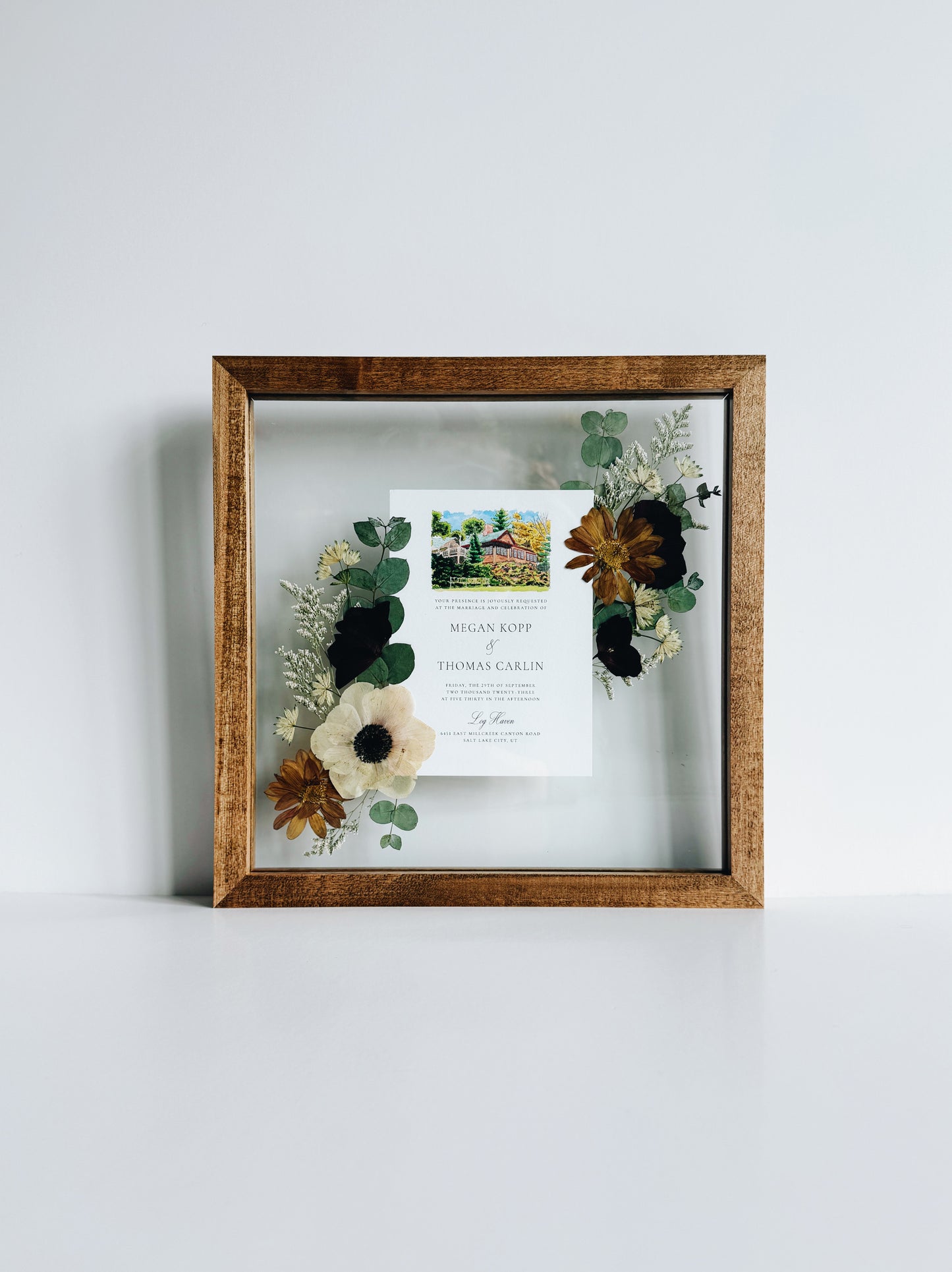 12x12 Wedding Invitation