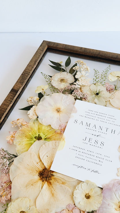 16x20 Wedding Invitation