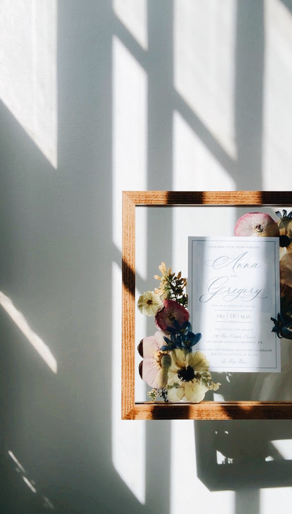 12x12 Wedding Invitation