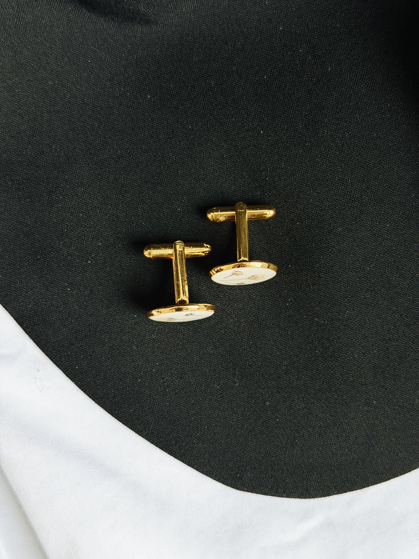 Custom Pressed Flower Cufflinks