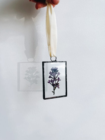 Custom Pressed Flower Ornaments