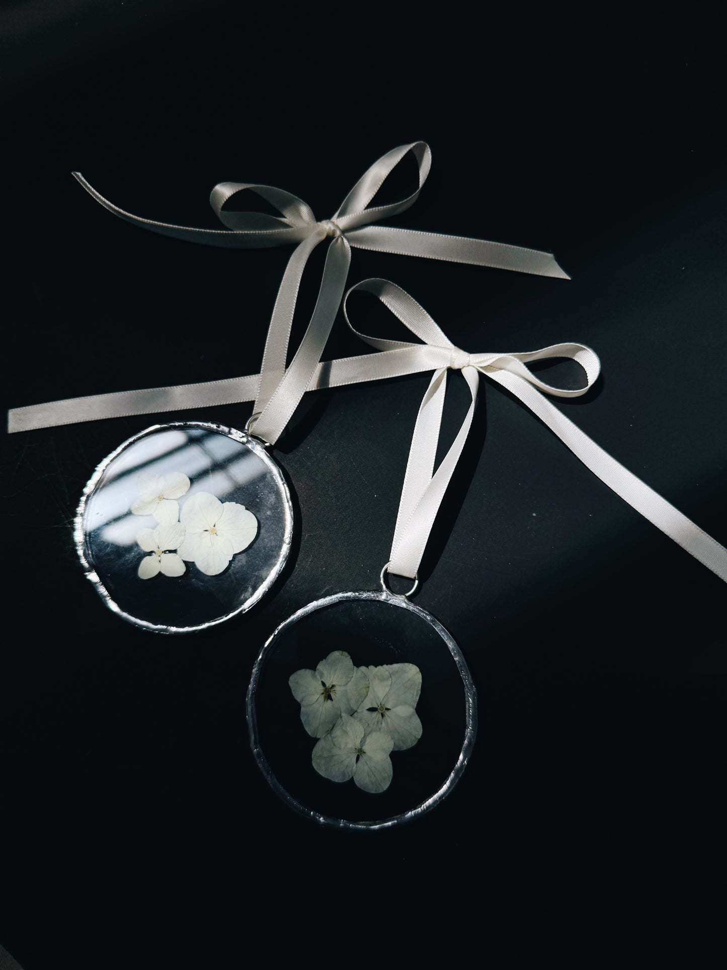 Custom Pressed Flower Ornaments