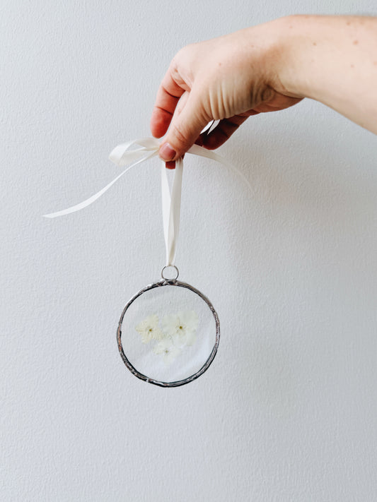 Custom Pressed Flower Ornaments