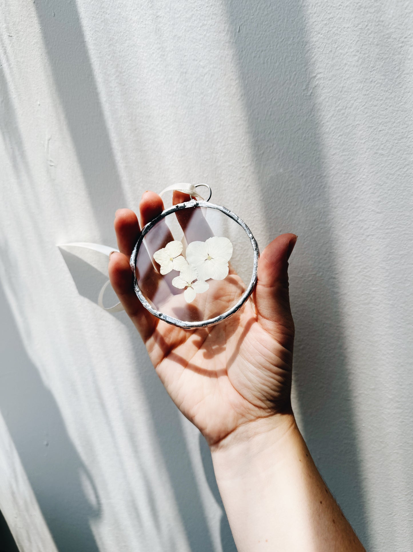 Custom Pressed Flower Ornaments