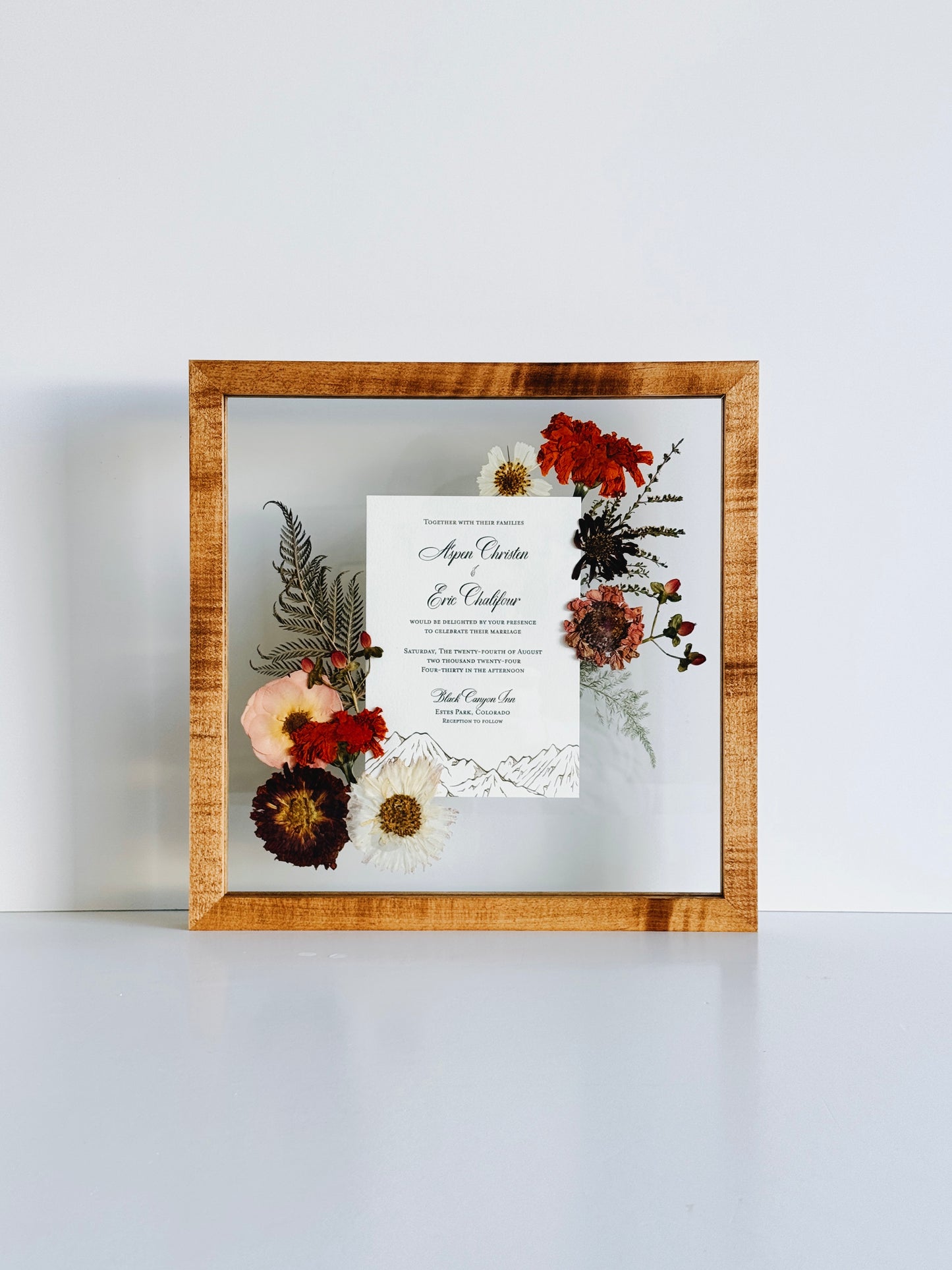 12x12 Wedding Invitation