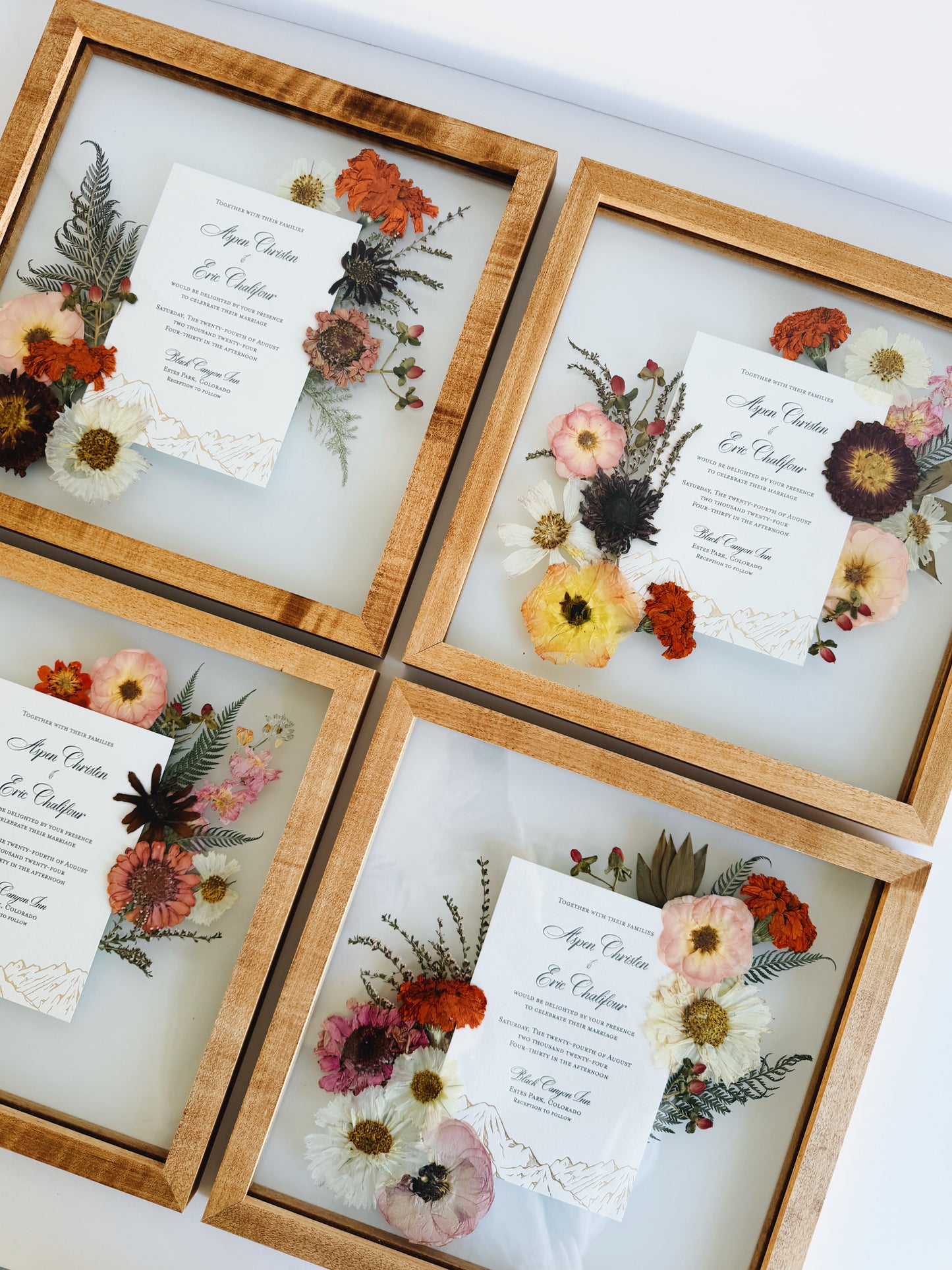 12x12 Wedding Invitation