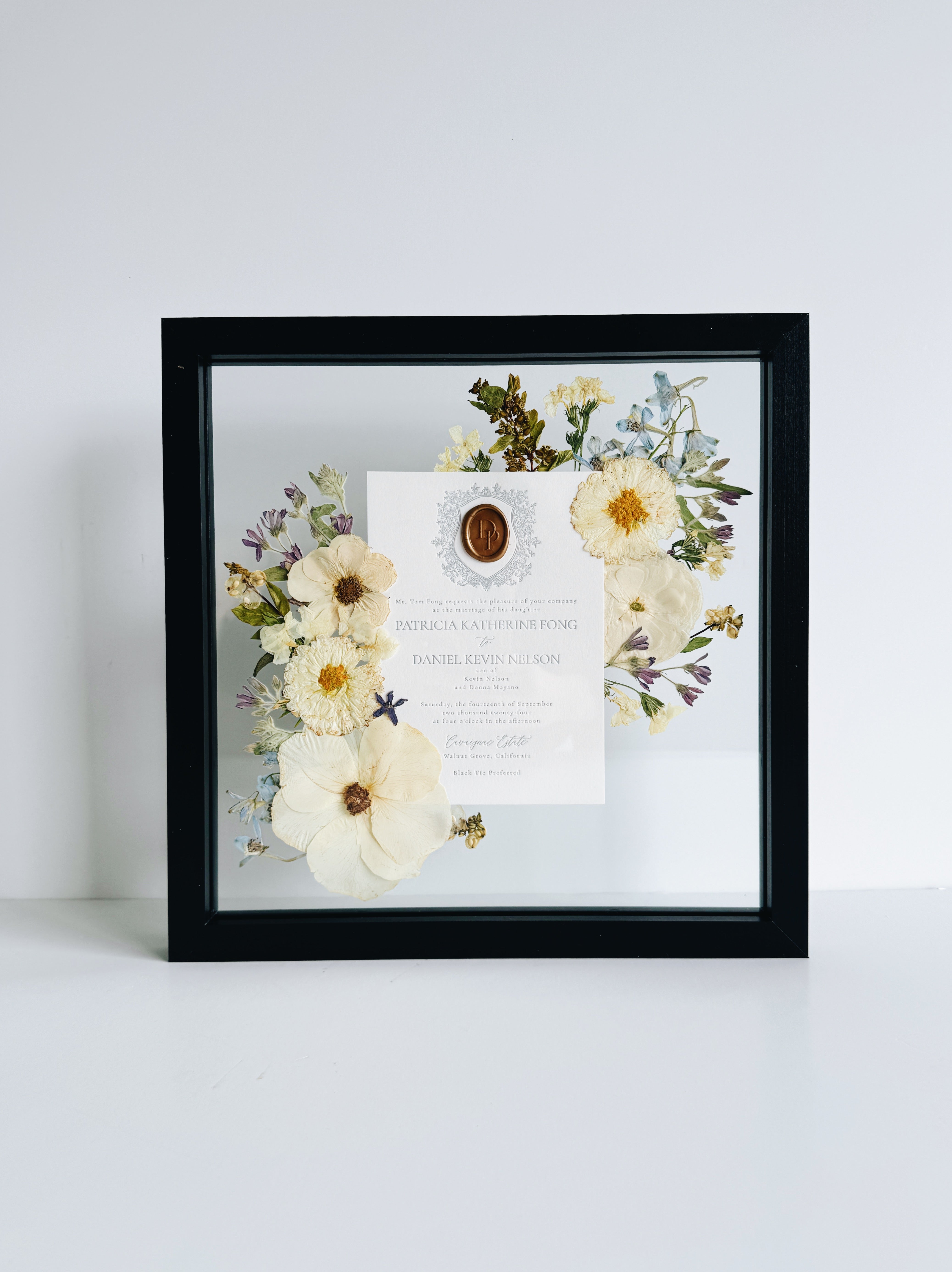 Wedding Invite Preservation | Flowers Of The Press
