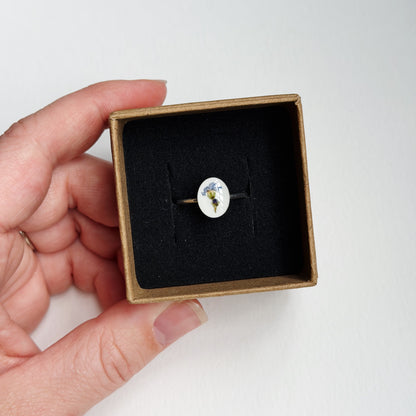Custom Pressed Flower Ring