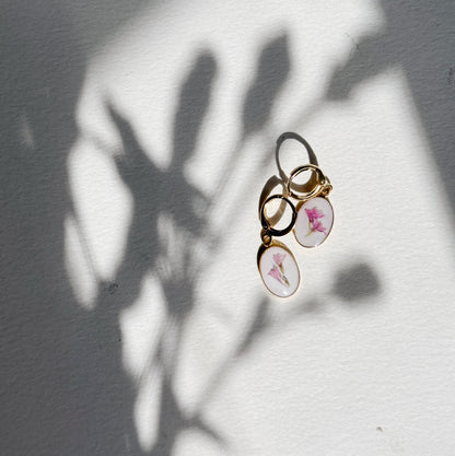 Custom Pressed Flower Earrings