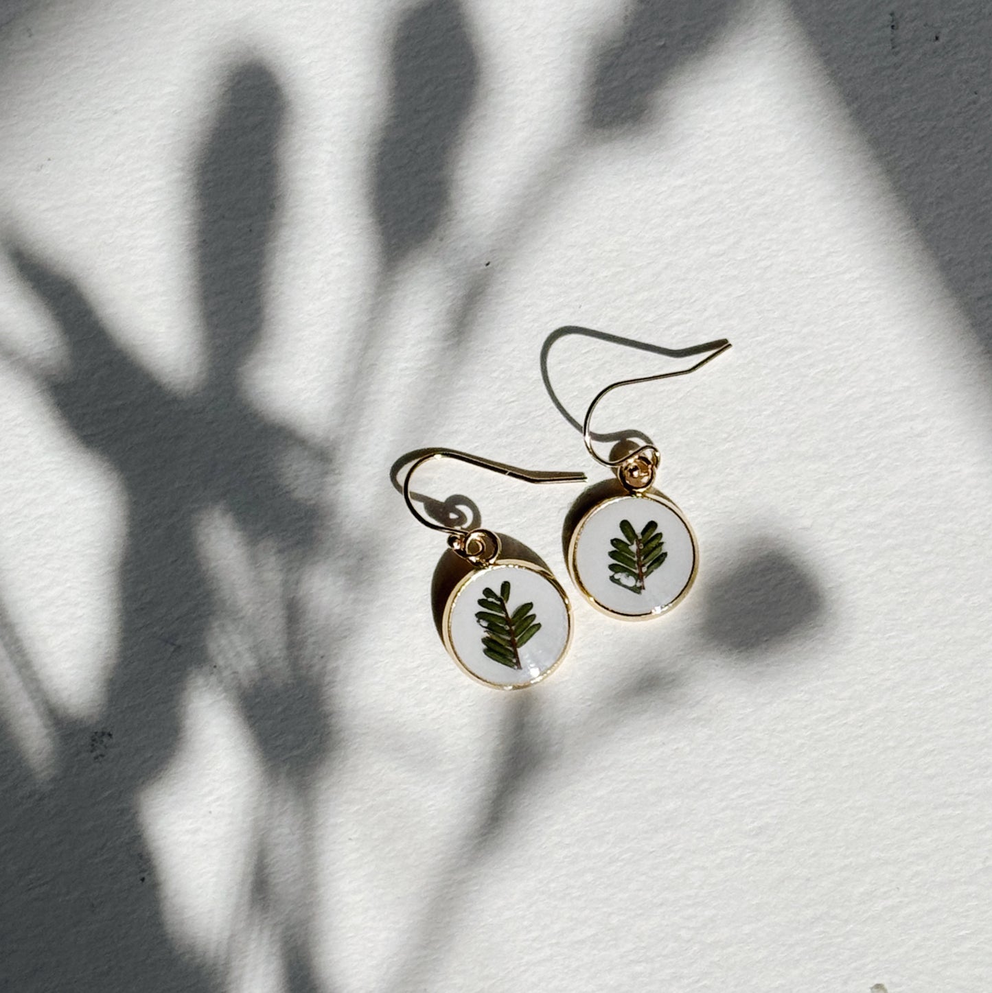 Custom Pressed Flower Earrings