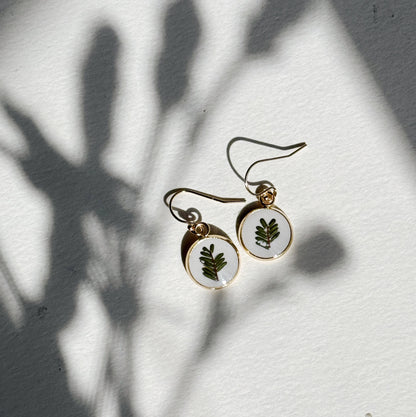 Custom Pressed Flower Earrings