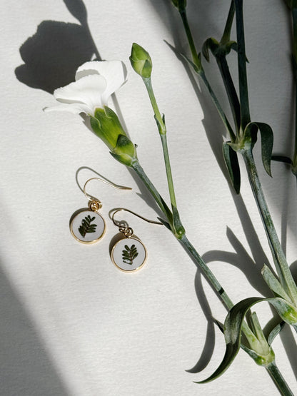 Custom Pressed Flower Earrings