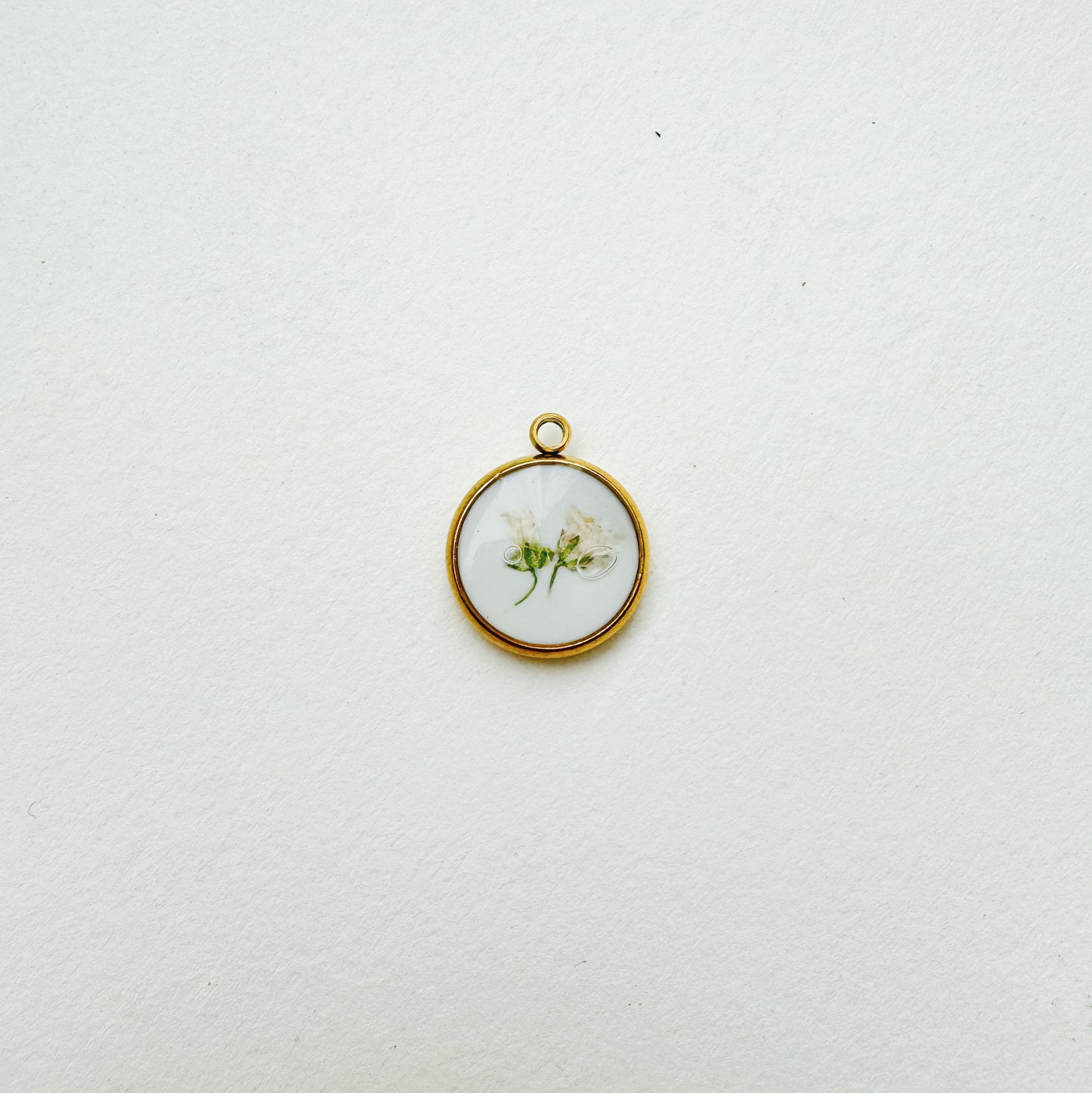 Custom Pressed Flower Charm