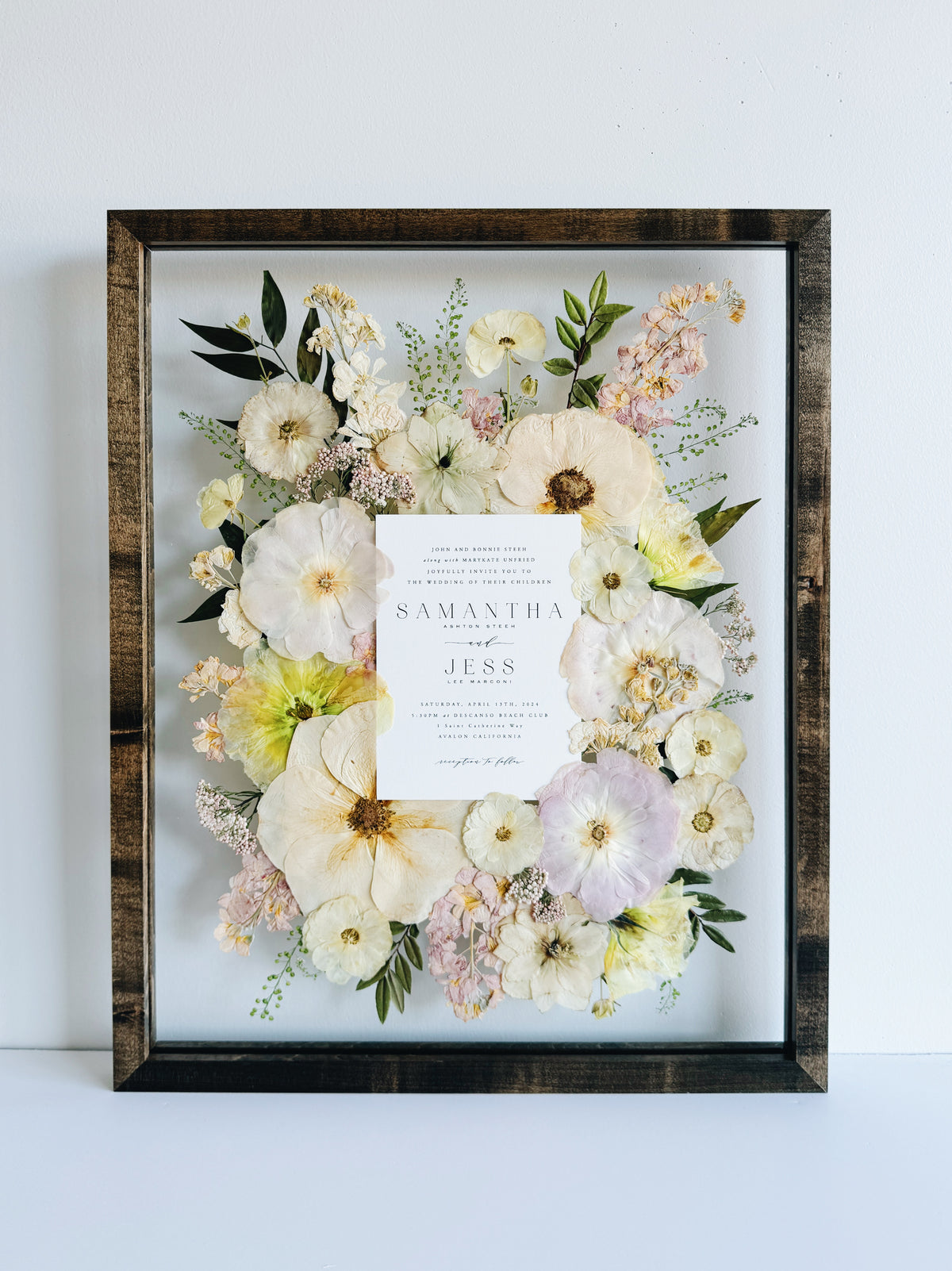 WEDDING INVITE 16x20 | Flowers Of The Press