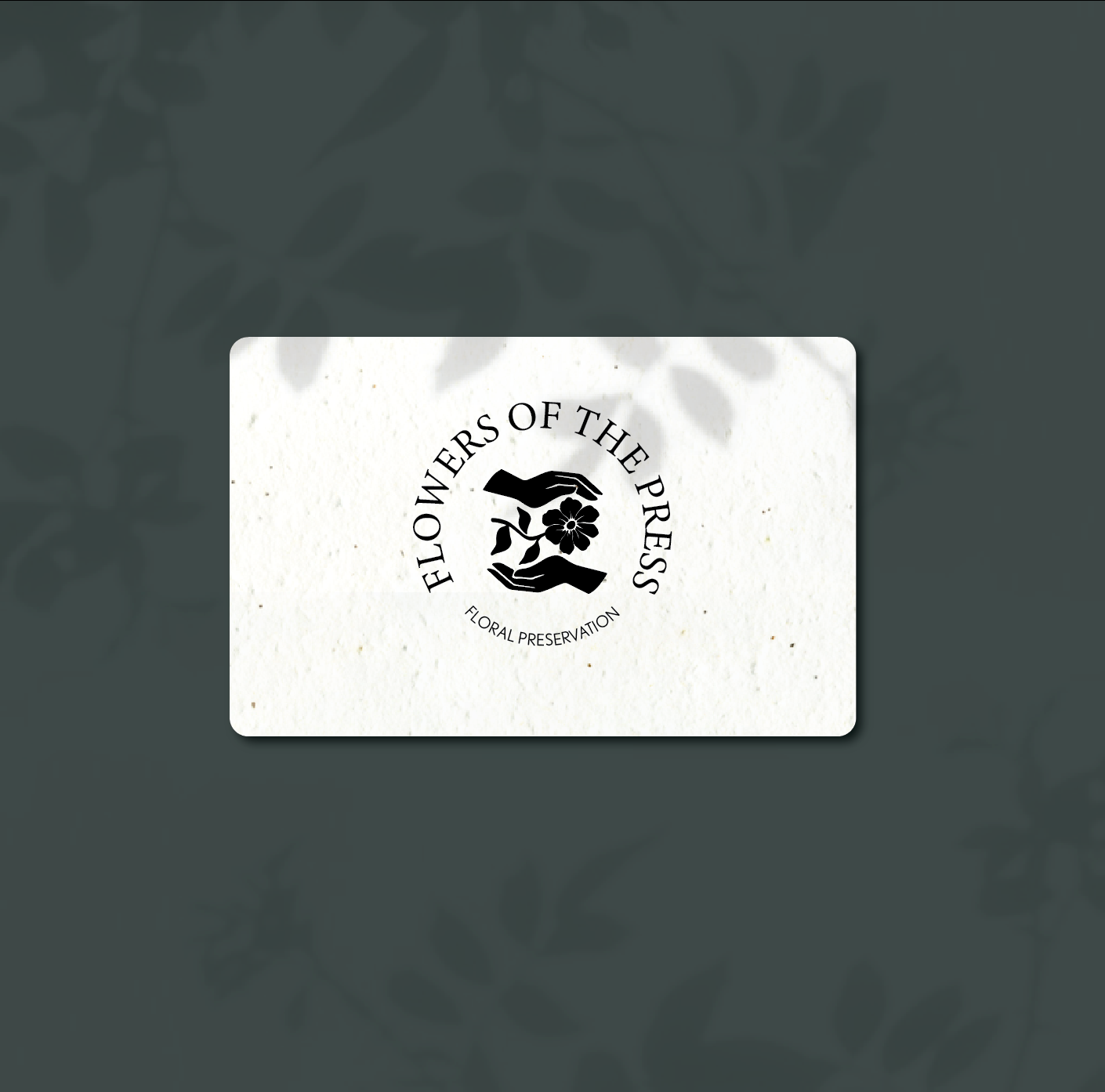 Flowers of the Press Gift Card