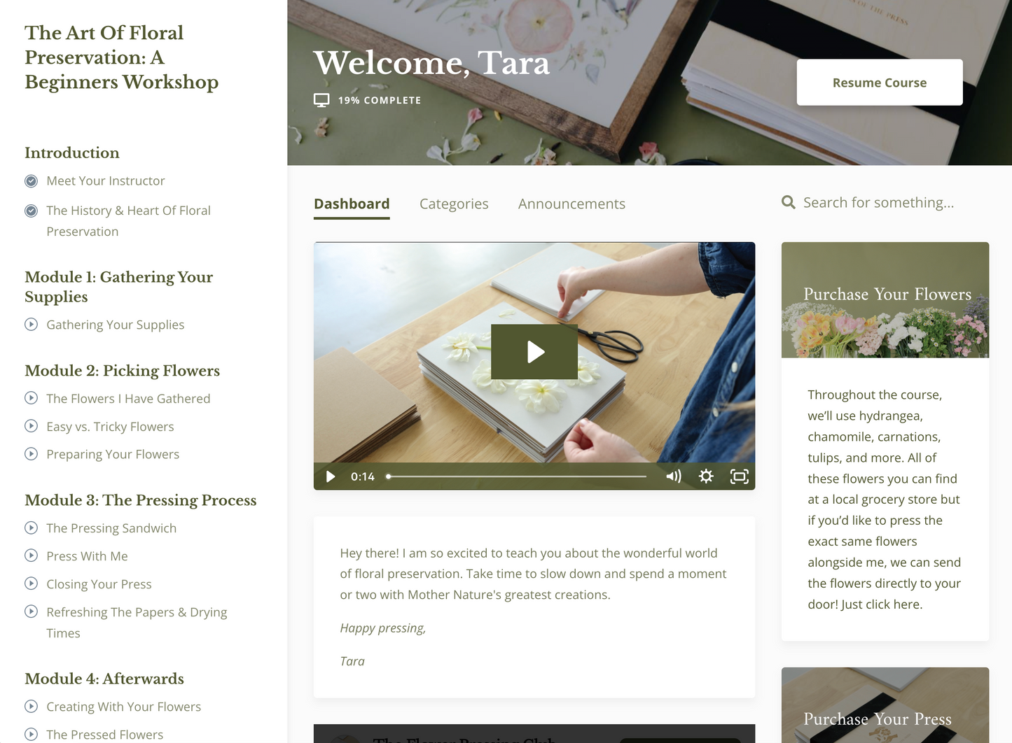 The Art Of Floral Preservation: An Online Workshop