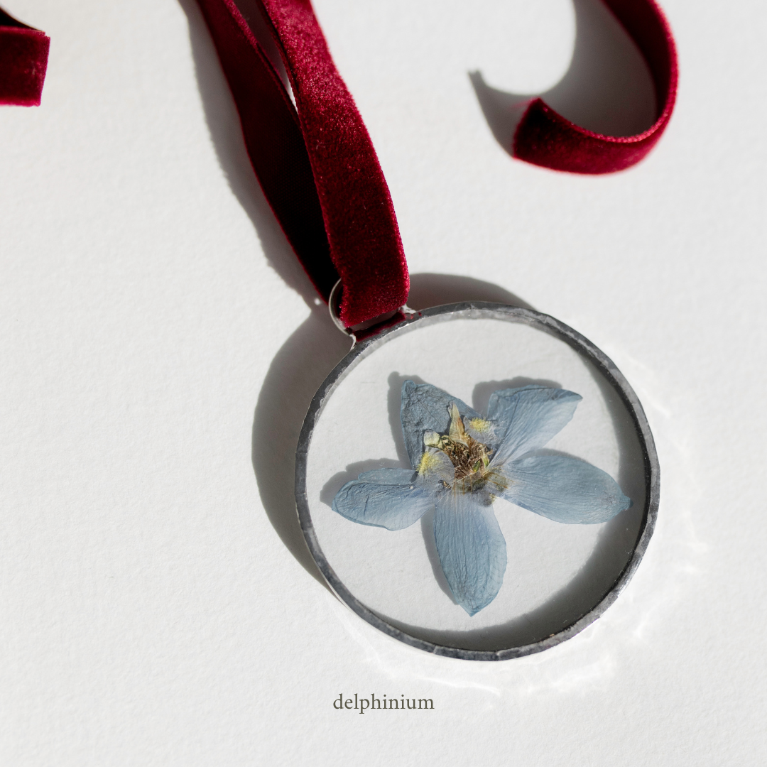 Pressed Flower Ornaments (Ready To Buy!)