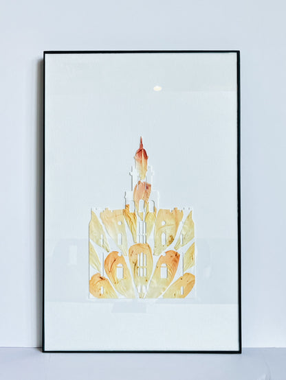11X17 TEMPLE PRINT | Flowers Of The Press
