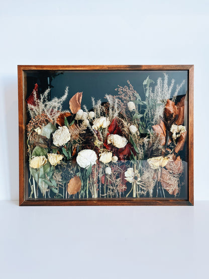 16 x 20 SHADOW BOX | Flowers Of The Press