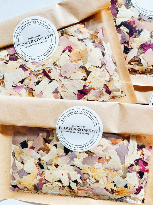 Flower Confetti Packet | Flowers Of The Press