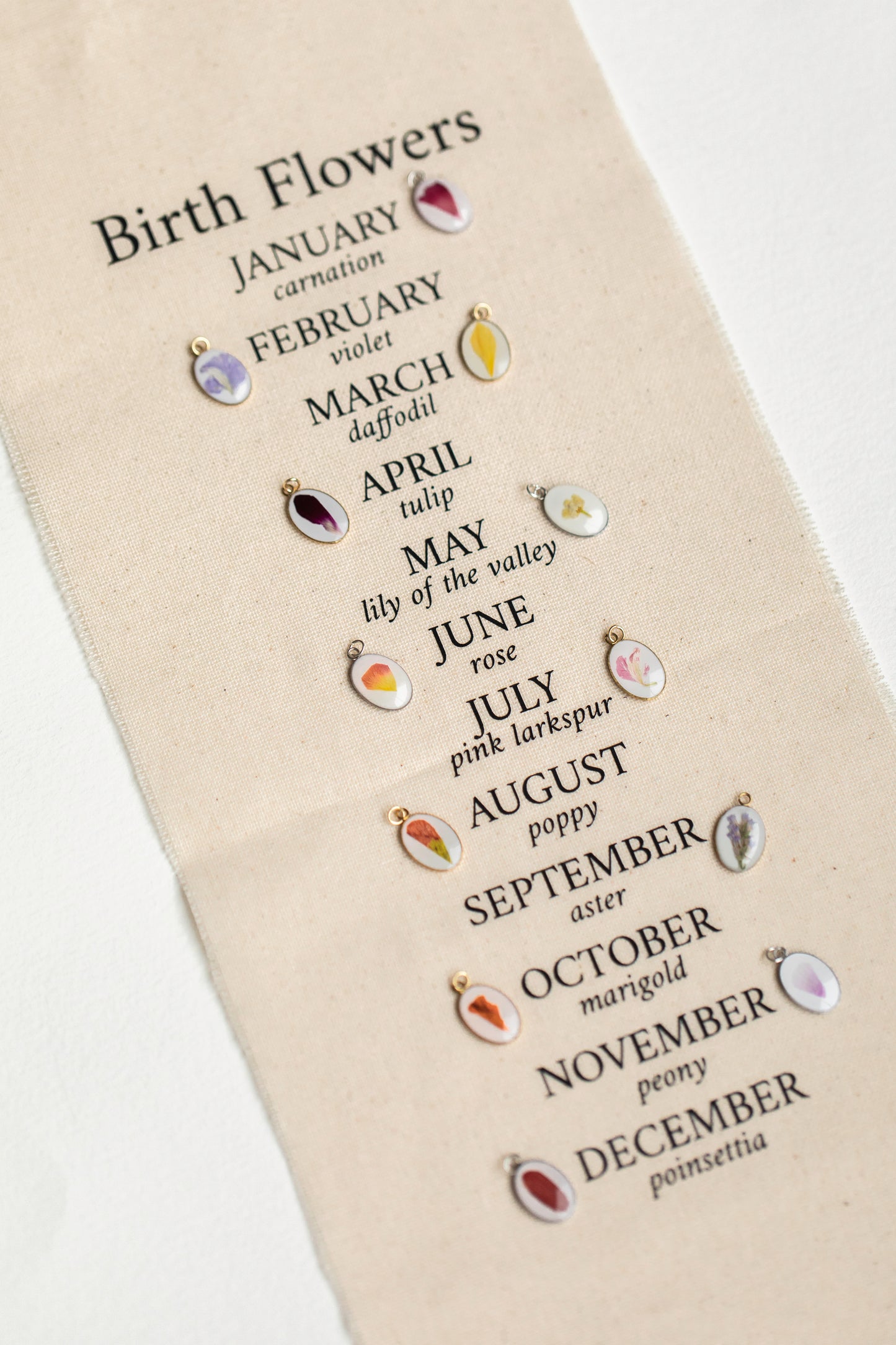 Birth Flower Necklace