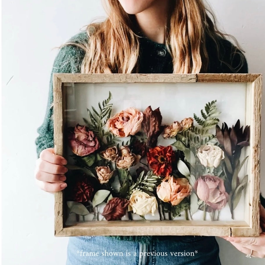 11 x 14 SHADOW BOX | Flowers Of The Press