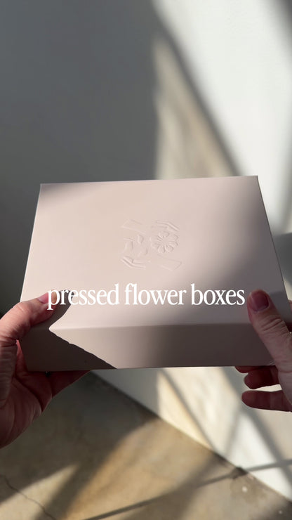 Pressed Flower Boxes